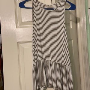 Ginger G striped tank top